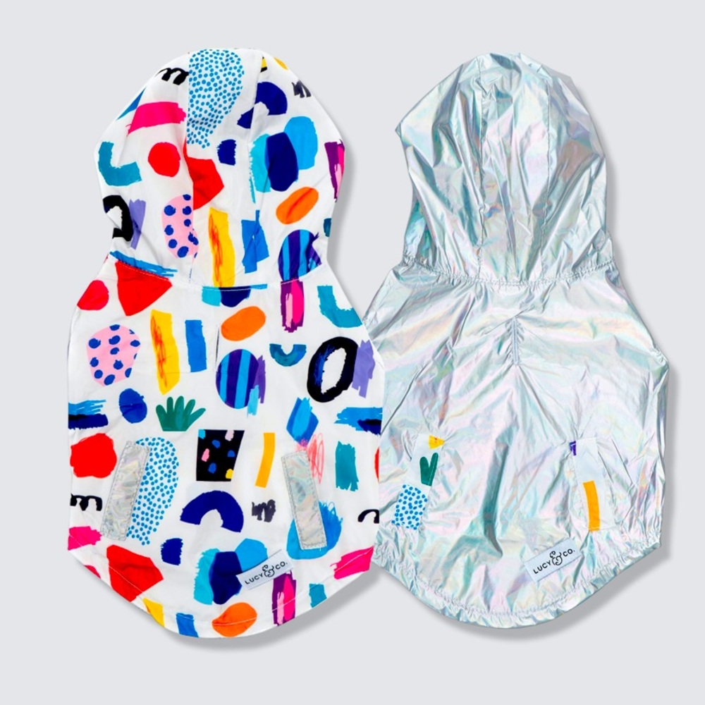 Lucy n Co reversible raincoat